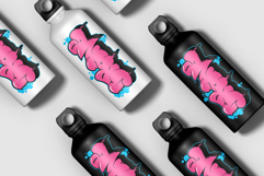 Brave Bubble Graffiti Drip Typography SVG Vector Product Image 3