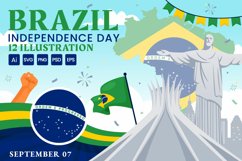 12 Brazil Independence Day Illustration Product Image 1