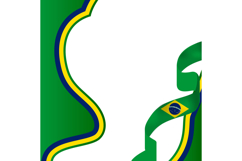 Brazil Republic Day Twibbon Poster Background Product Image 1