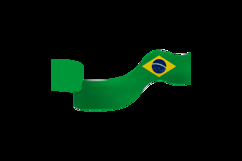 Brazil republic day wave flag clipart Product Image 2