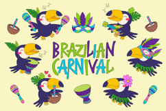 Brazilian Carnival Celebration Stickers Product Image 1