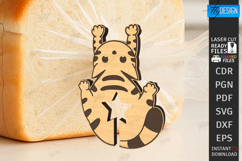 Bread Clip Laser Cut|Bread Bag Clip Holder|Cats SVG|CNC File Product Image 1