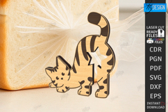 Bread Clips Laser Cut Bundle|Bread Bag Clip Holders|Cats SVG Product Image 8