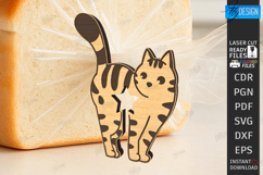 Bread Clip Laser Cut|Bread Bag Clip Holder|Cats SVG|CNC File Product Image 1