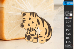 Bread Clips Laser Cut Bundle|Bread Bag Clip Holders|Cats SVG Product Image 11