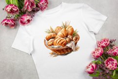 Bread Basket Watercolor Clipart Bundle - 17 Designs Product Image 8