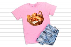 Bread Basket Watercolor Clipart Bundle - 17 Designs Product Image 7