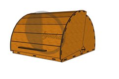 Bread box laser cutting file Product Image 5