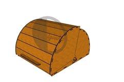 Bread box laser cutting file Product Image 6