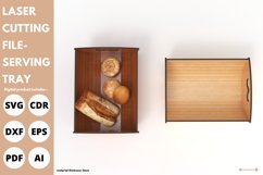 bread dish and serving dish svg for laser cut & glowforge Product Image 3