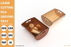 bread dish and serving dish svg for laser cut & glowforge Product Image 4