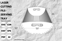 bread dish and serving dish svg for laser cut & glowforge Product Image 5