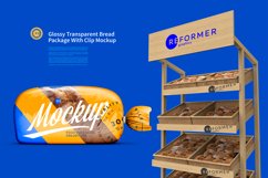 Bread Packaging and Rack Mockup Product Image 1