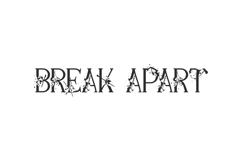 Break Apart Font Product Image 1