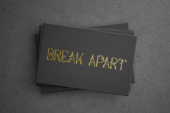 Break Apart Font Product Image 6