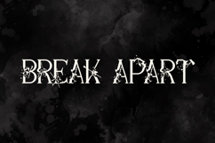 Break Apart Font Product Image 8