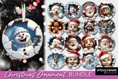 Break Through Christmas Ornament Sublimation Bundle 17 PNG