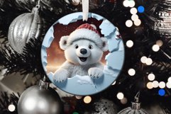 Break Through Christmas Ornament Sublimation Bundle 17 PNG