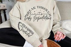 Motivational Sleeve SVG Bundle,Positive Message Apparel SVG Product Image 3