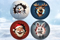 Break Through 3D Christmas Ornament Sublimation Bundle Png 2 Product Image 2