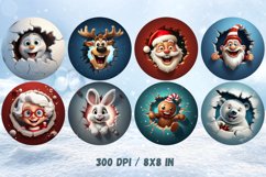 Break Through 3D Christmas Ornament Sublimation Bundle Png 2 Product Image 1