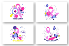 10 Breast Cancer Awareness Illustration Product Image 2