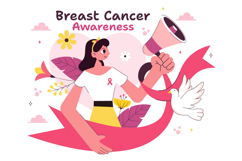 11 Breast Cancer Awareness Month Illustration Product Image 4