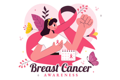 11 Breast Cancer Awareness Month Illustration Product Image 5