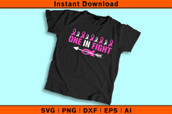 One in Fight Breast Cancer Awareness SVG Product Image 2