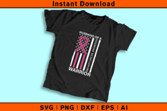Husband of a Warrior SVG | Breast Cancer Awareness Design Product Image 2
