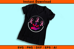 Breast Cancer Awareness SVG | Pink Ribbon Strong Design Product Image 3