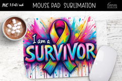 Breast Cancer Awareness|Positive Quotes Mouse Pad Design Product Image 1
