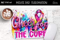 Breast Cancer Awareness|Positive Quotes Mouse Pad Design Product Image 1