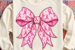 Breast Cancer Awareness Pink Ribbon Bow PNG | Pink October S Product Image 2