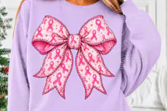 Breast Cancer Awareness Pink Ribbon Bow PNG | Pink October S Product Image 3