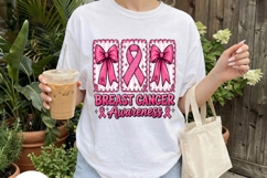 Breast Cancer Awareness Pink Ribbon PNG Product Image 1