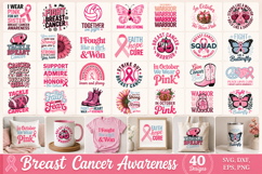 Breast Cancer Awareness Svg Bundle Product Image 1
