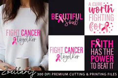 Breast Cancer Awareness SVG PNG EPS DXF Pink Ribbon SVG Product Image 2