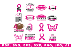 Breast Cancer SVG Bundle, Pink Ribbon svg, Fight Cancer svg Product Image 7