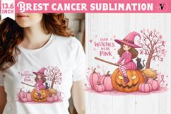 Breast cancer sublimation | Pink ribbon | Awareness Clipart Product Image 1