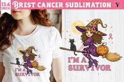 Breast cancer sublimation | Pink ribbon | Awareness Clipart Product Image 1