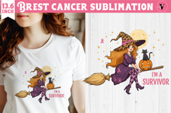 Breast cancer sublimation | Pink ribbon | Awareness Clipart Product Image 1