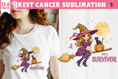 Breast cancer sublimation | Pink ribbon | Awareness Clipart Product Image 1