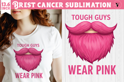 Breast cancer sublimation | Pink ribbon | Awareness Clipart Product Image 1