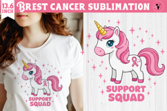Breast cancer sublimation | Pink ribbon | Awareness Clipart Product Image 1