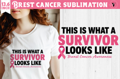 Breast cancer sublimation | Pink ribbon | Awareness Clipart Product Image 1