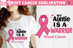 Breast cancer sublimation | Pink ribbon | Awareness Clipart Product Image 1