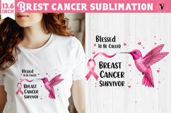 Breast cancer sublimation | Pink ribbon | Awareness Clipart Product Image 1