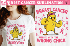 Breast cancer sublimation | Pink ribbon | Awareness Clipart Product Image 1