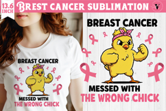 Breast cancer sublimation | Pink ribbon | Awareness Clipart Product Image 1